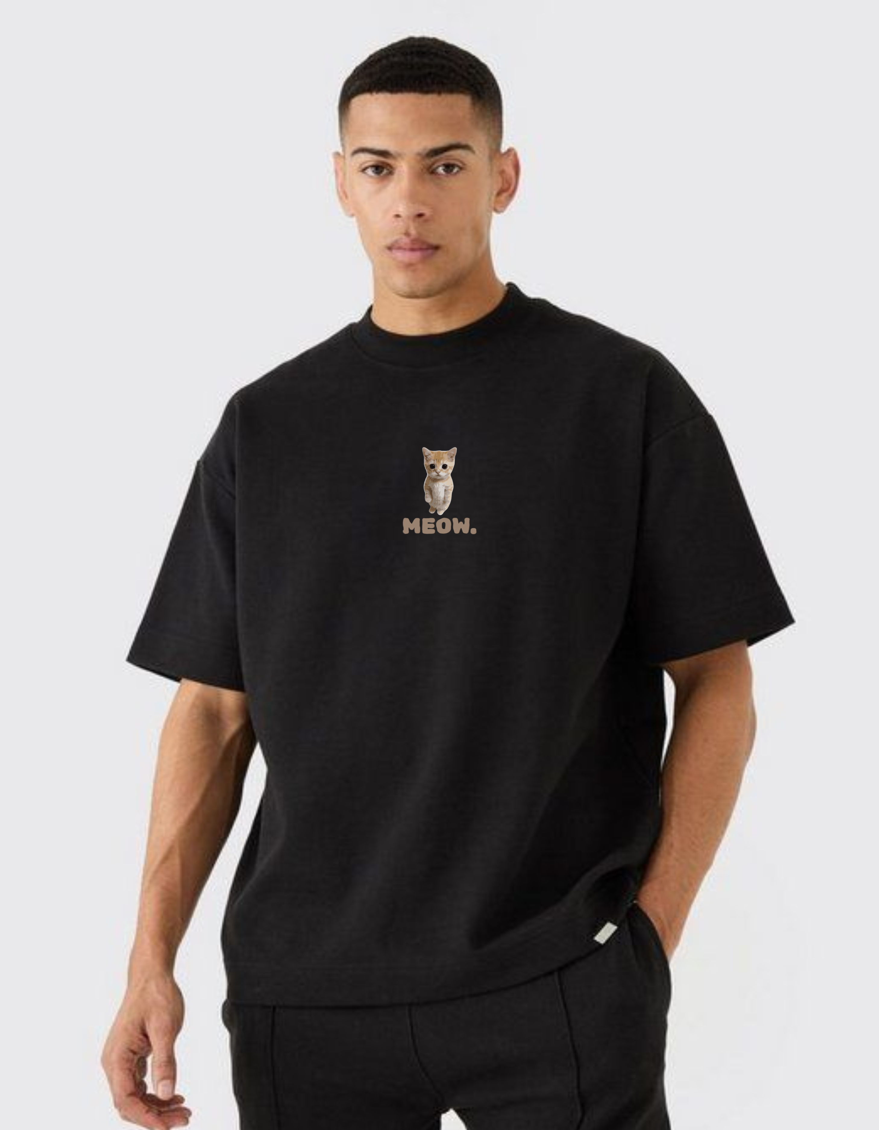 Unisex Oversized T-Shirt - Meow