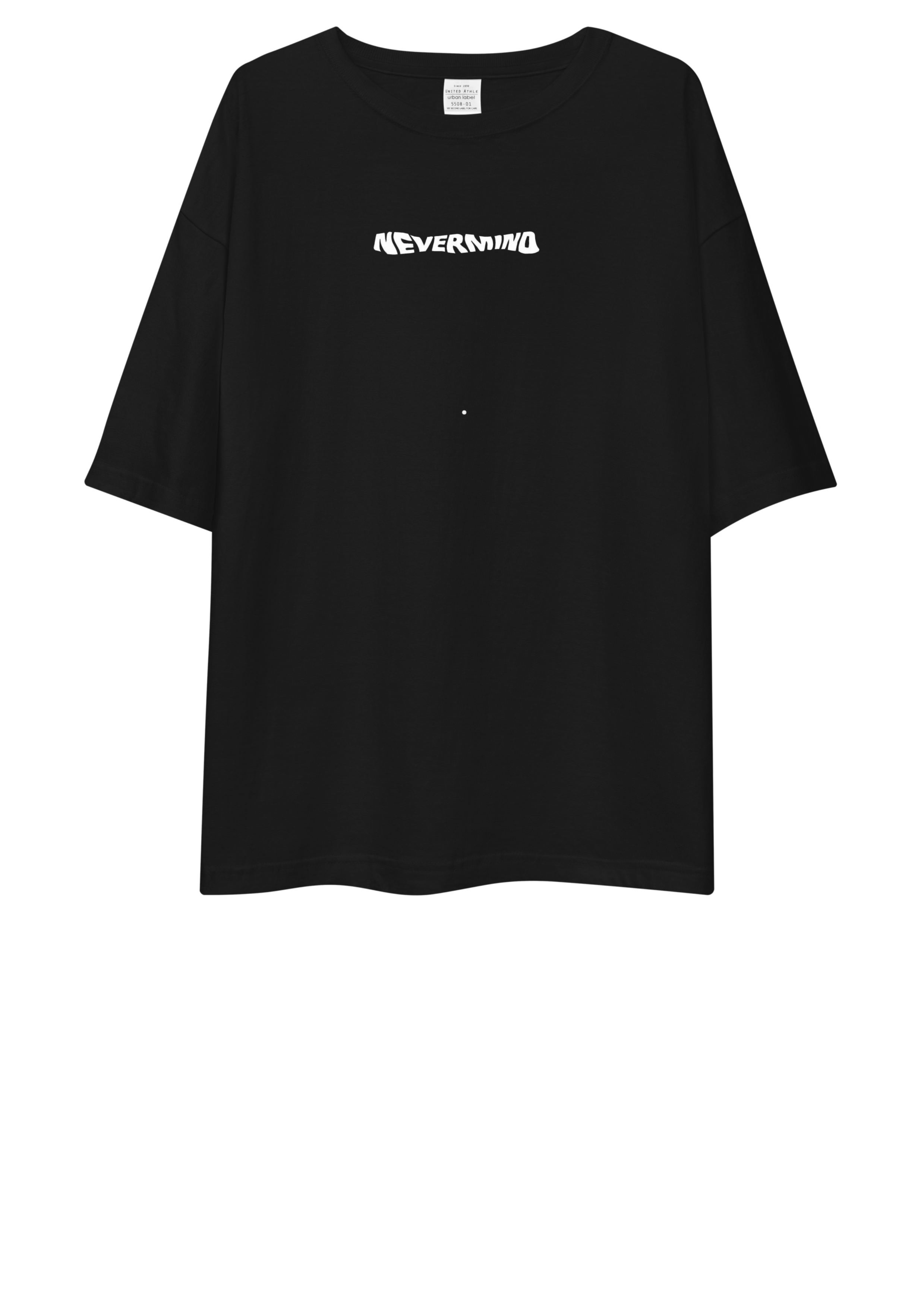 Unisex Oversized T-Shirt Drop Shoulder - Nevermind