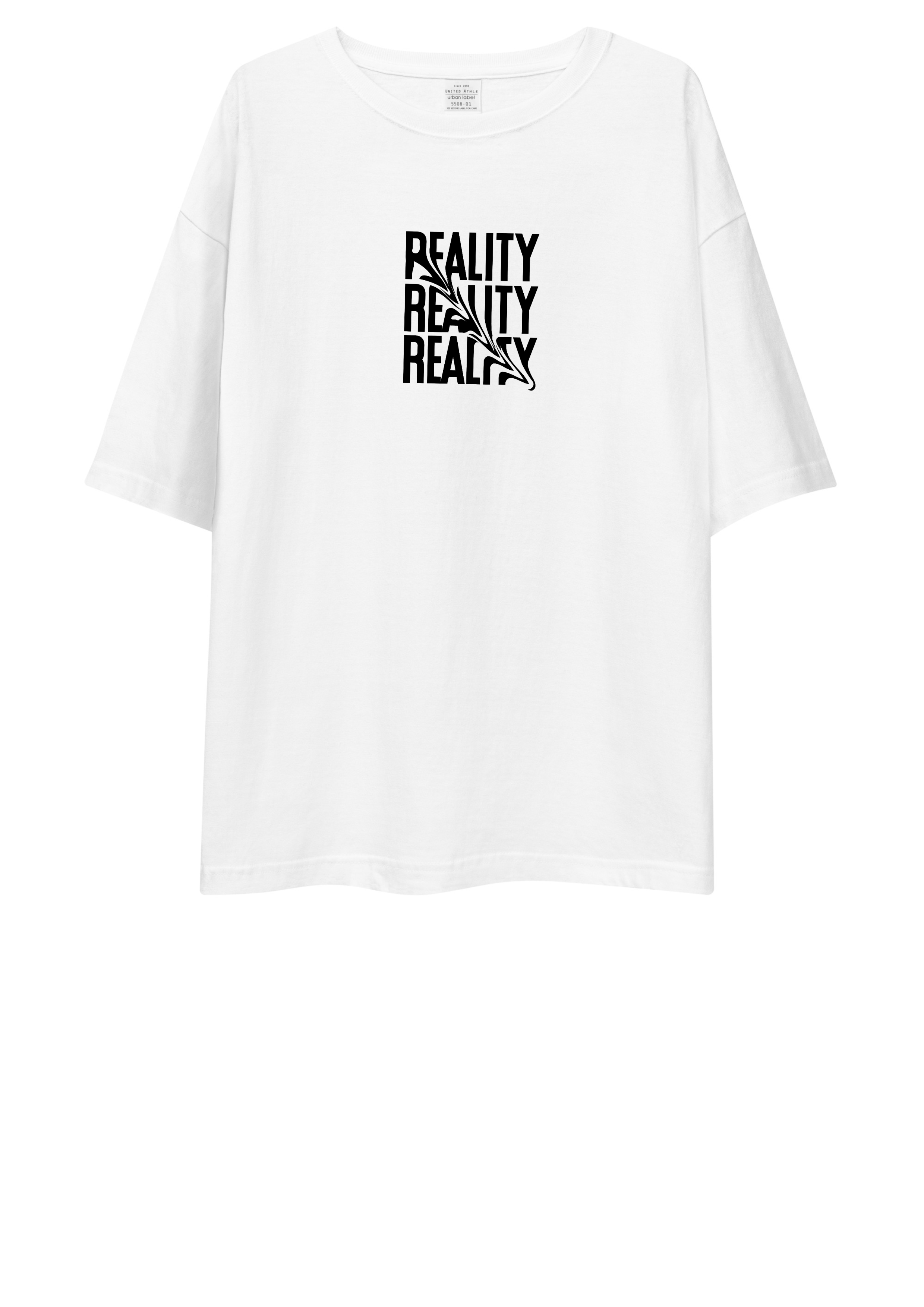 Unisex Oversized T-Shirt Drop Shoulder-Reality design
