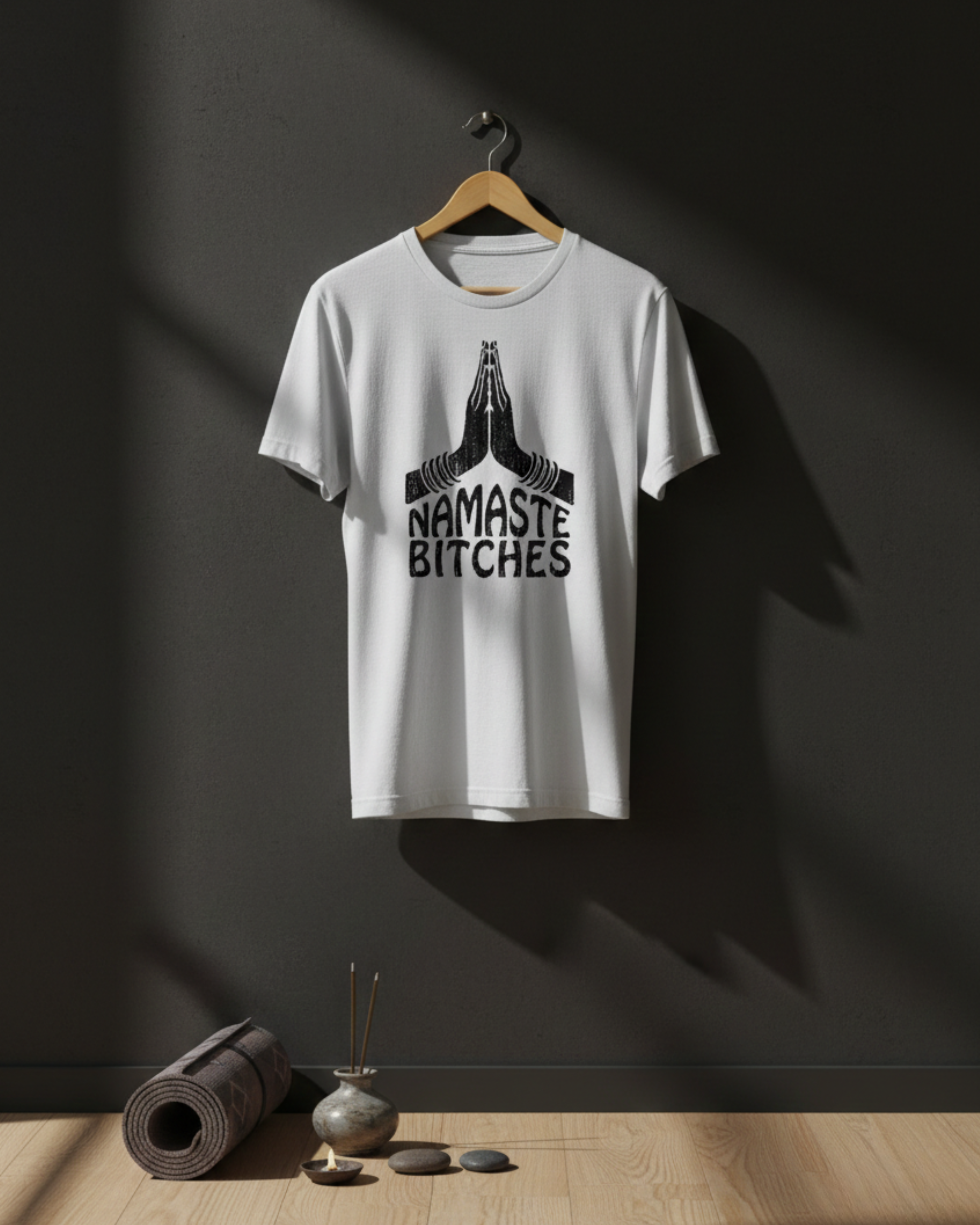 Unisex Pure Cotton T-Shirt - Namaste Bitches