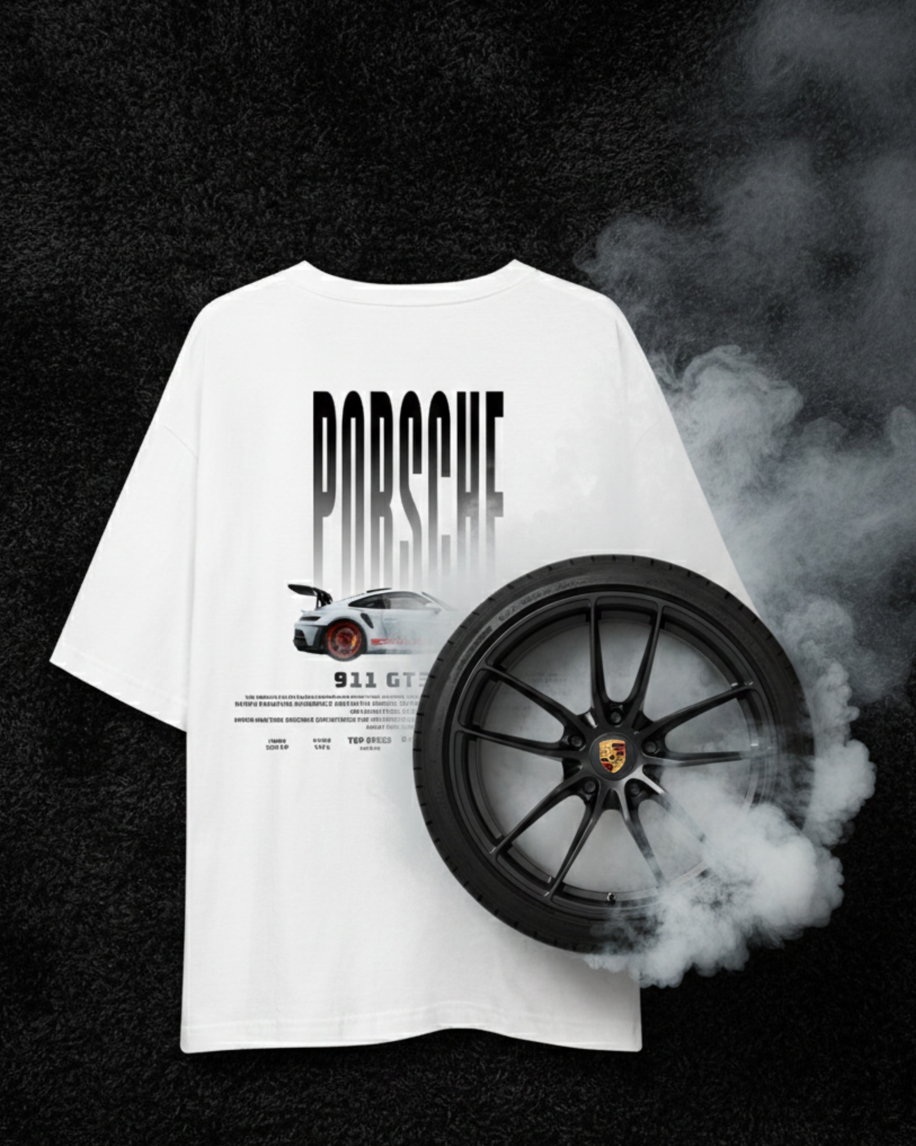 Unisex Oversized T-Shirt - Porsche 911