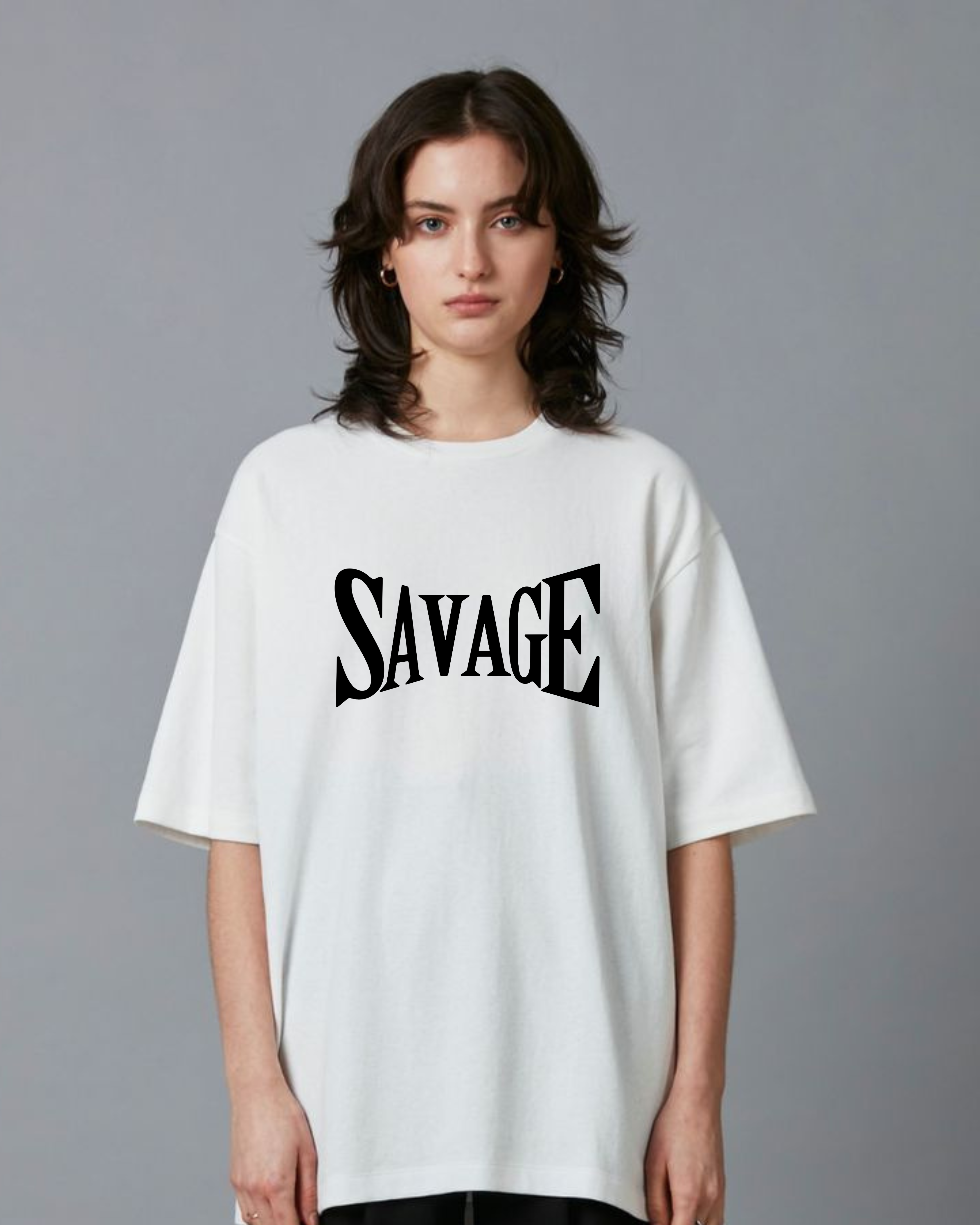 Unisex Oversized T-Shirt Drop Shoulder