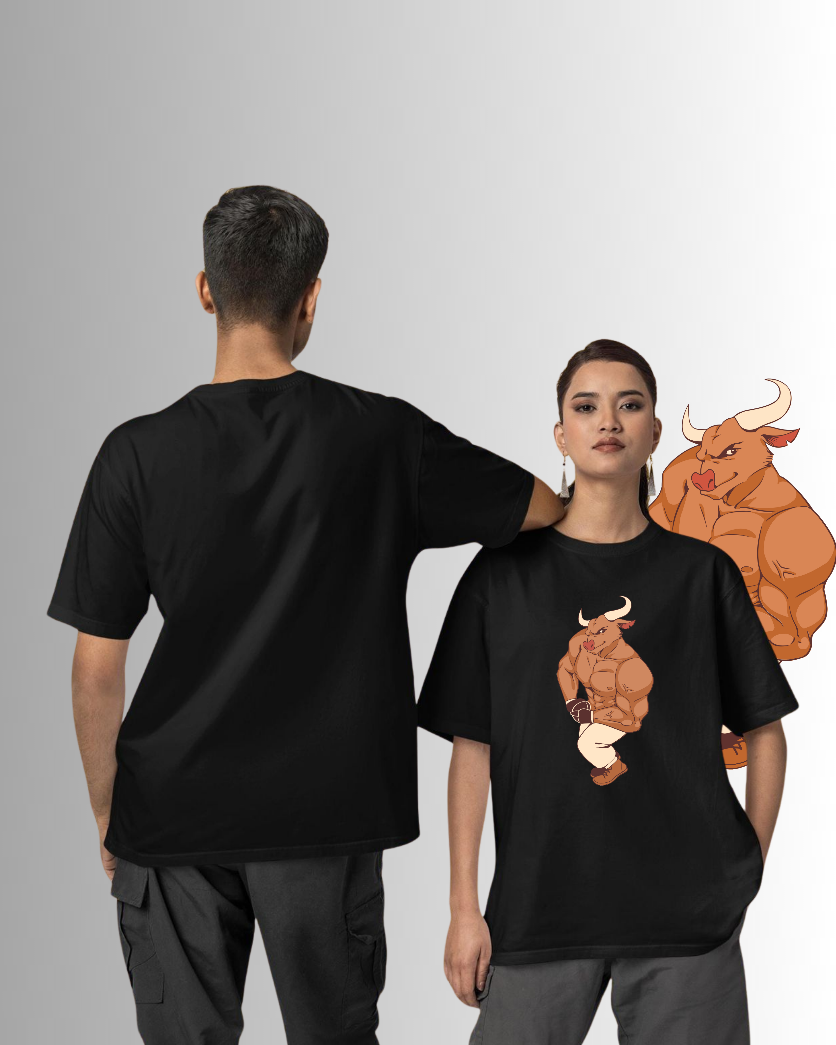 Unisex Oversized T-Shirt - Bull