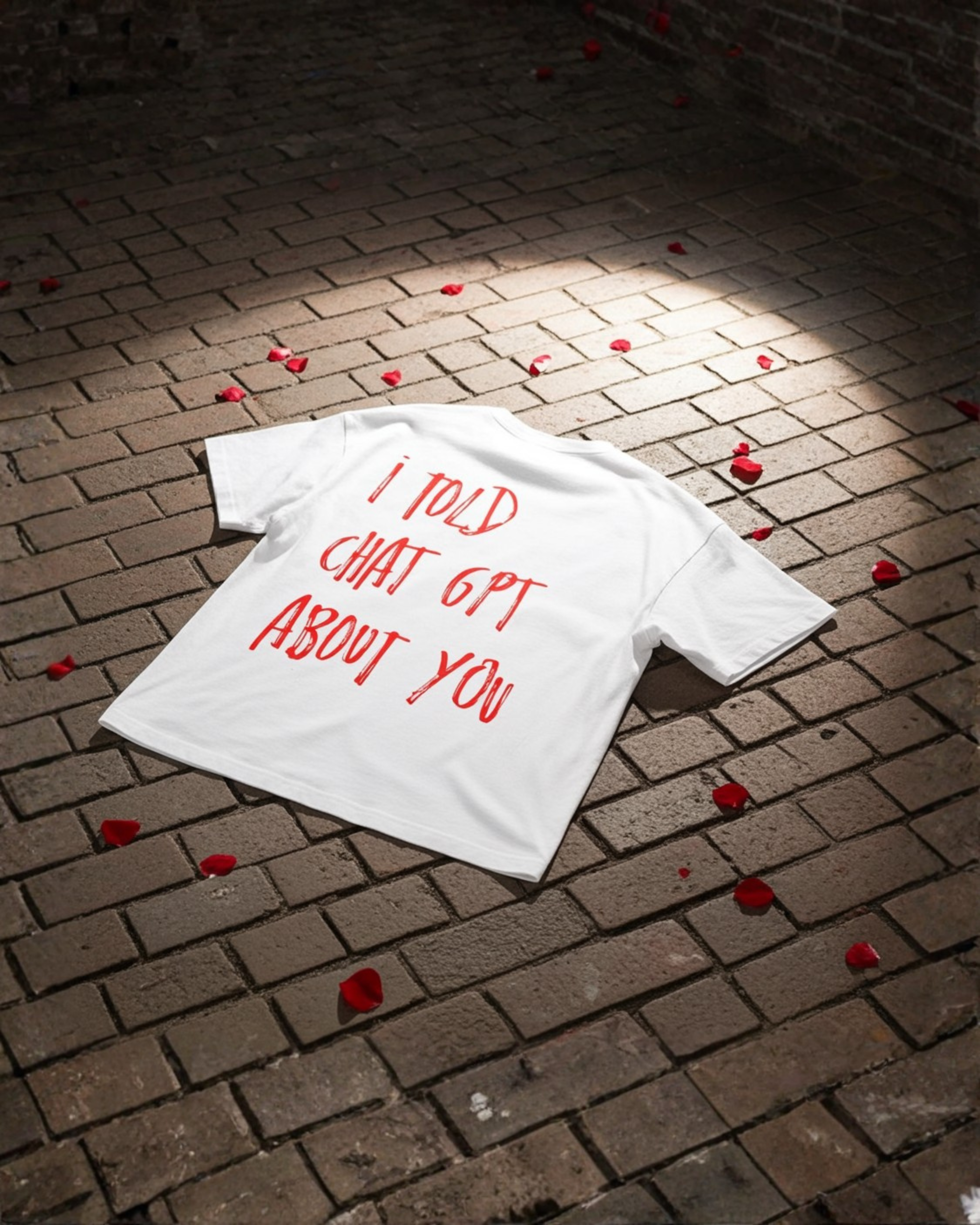 Unisex Oversized tshirt - i told chatgpt about you