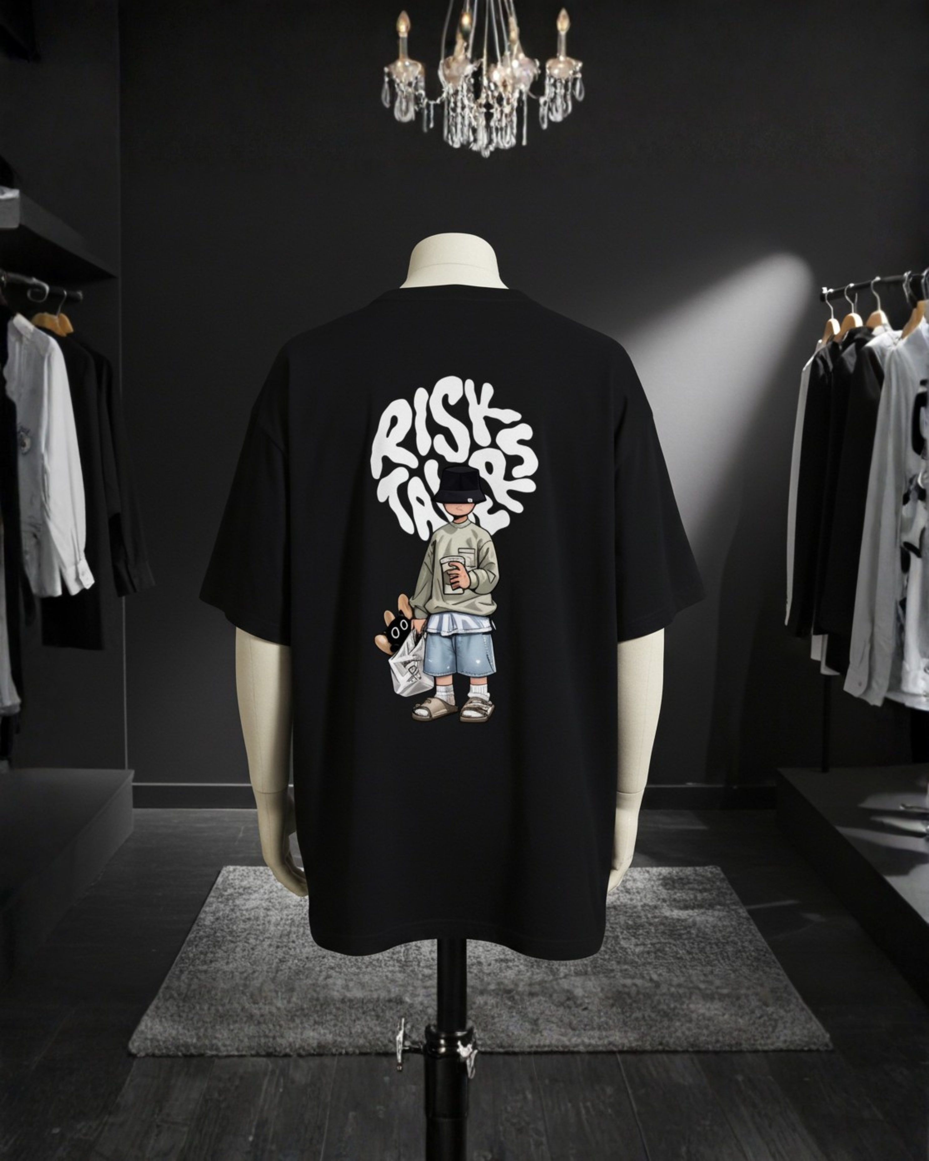 Unisex Oversized T-Shirt - Risk Takers