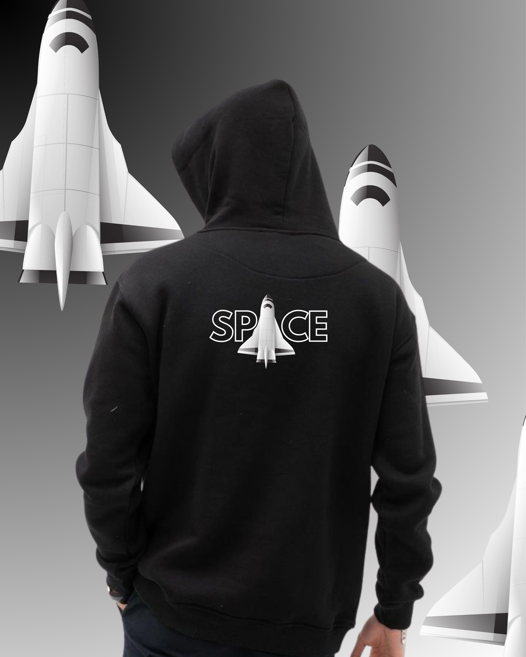 Unisex Premium Hoodie - Space design